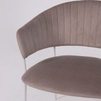 Стул Алвест AV 433 светло-коричневый бархат H-61/белый купить в Минске