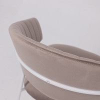 Стул Алвест AV 433 светло-коричневый бархат H-61/белый купить в Минске