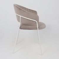 Стул Алвест AV 433 светло-коричневый бархат H-61/белый купить в Минске