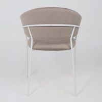 Стул Алвест AV 433 светло-коричневый бархат H-61/белый купить в Минске