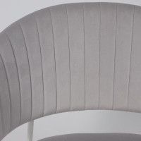 Стул Алвест AV 433 светло-серый бархат H-09/белый купить в Минске