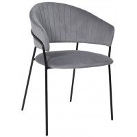 Стул Алвест AV 433 темно-серый бархат H-15/черный