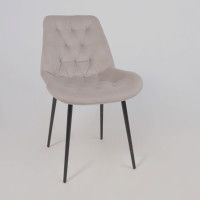 Стул Алвест AV 435 бежевый бархат Confetti smoke/черный купить в Минске Стул Алвест AV 435 бежевый бархат Confetti smoke/черный купить в Минске