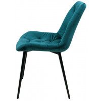 Стул Алвест AV 435 темно-бирюзовый бархат H-56/черный купить в Минске