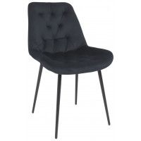 Стул Алвест AV 435 черный бархат H-75/черный
