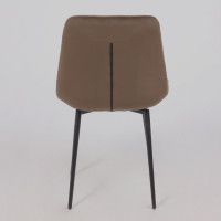Стул Алвест AV 435 шоколадный бархат Confetti chocolate/черный купить в Минске