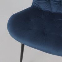 Стул Алвест AV 435 синий бархат Confetti deep ocean/черный купить в Минске