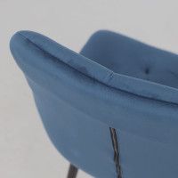 Стул Алвест AV 435 синий бархат Confetti deep ocean/черный купить в Минске