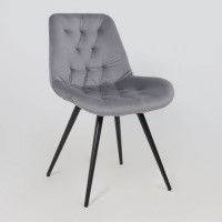 Стул поворотный Алвест AV 435 темно-серый бархат H-15/черный купить в Минске