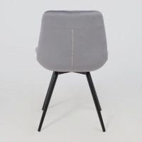 Стул поворотный Алвест AV 435 темно-серый бархат H-15/черный купить в Минске