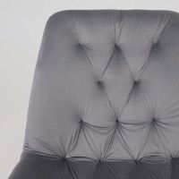 Стул поворотный Алвест AV 435 темно-серый бархат H-15/черный купить в Минске