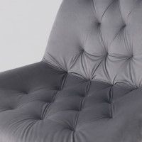 Стул поворотный Алвест AV 435 темно-серый бархат H-15/черный купить в Минске