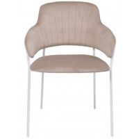 Стул Алвест AV 448 серо-бежевый бархат H-08/белый купить в Минске Стул Алвест AV 448 серо-бежевый бархат H-08/белый купить в Минске