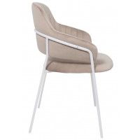 Стул Алвест AV 448 серо-бежевый бархат H-08/белый купить в Минске Стул Алвест AV 448 серо-бежевый бархат H-08/белый купить в Минске