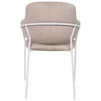 Стул Алвест AV 448 серо-бежевый бархат H-08/белый купить в Минске Стул Алвест AV 448 серо-бежевый бархат H-08/белый купить в Минске