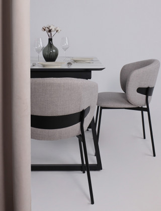 Стул Алвест AV 496 серая рогожка Wellton 912/черный купить в Минске