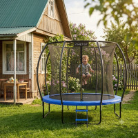 Батут AMETIST PRO Inside D312-10FT Blue/Orange