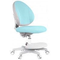 Кресло Anatomica Arriva (с подставкой) светло-голубой