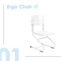 Детский растущий стул Anatomica Ergo Chair белый/белый купить в Минске