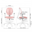 Кресло Anatomica Farang с подлокотниками розовый купить в Минске