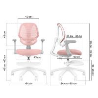 Кресло Anatomica Farang с подлокотниками розовый купить в Минске Кресло Anatomica Farang с подлокотниками розовый купить в Минске