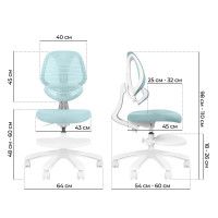 Кресло Anatomica Farang голубой купить в Минске