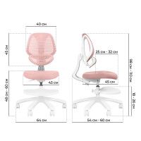 Кресло Anatomica Farang розовый купить в Минске