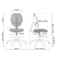 Кресло Anatomica Farang серый купить в Минске