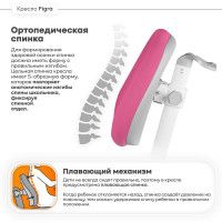 Кресло Anatomica Figra розовый NEW купить в Минске