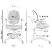 Кресло Anatomica Funken с подлокотниками розовый купить в Минске