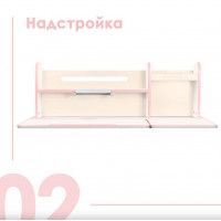 Детская парта Anatomica Genius белый/голубой купить в Минске