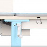 Детская парта Anatomica Genius белый/голубой купить в Минске