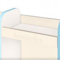 Детская парта Anatomica Genius белый/голубой купить в Минске