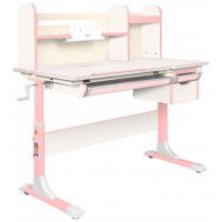 Детская парта Anatomica Genius белый/розовый Детская парта Anatomica Genius белый/розовый
