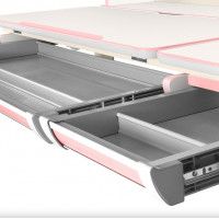 Детская парта Anatomica Genius белый/розовый купить в Минске