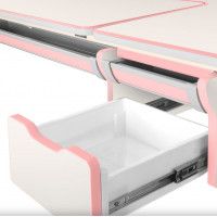 Детская парта Anatomica Genius белый/розовый купить в Минске