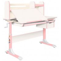 Детская парта Anatomica Genius белый/розовый купить в Минске