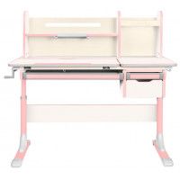 Детская парта Anatomica Genius белый/розовый купить в Минске