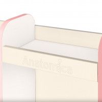 Детская парта Anatomica Genius белый/розовый купить в Минске