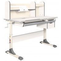 Детская парта Anatomica Genius белый/серый