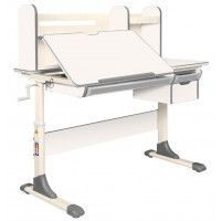 Детская парта Anatomica Genius белый/серый купить в Минске