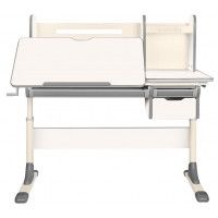 Детская парта Anatomica Genius белый/серый купить в Минске