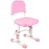 Детский растущий стул Anatomica Lux-01 с чехлом Comfort-01 розовый