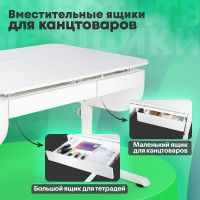 Детская парта Anatomica Отличник белая купить в Минске
