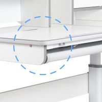 Детская парта Anatomica Premium Granda Plus белый/серый купить в Минске Детская парта Anatomica Premium Granda Plus белый/серый купить в Минске