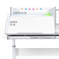 Детская парта Anatomica Premium Granda Plus клен/зеленый купить в Минске Детская парта Anatomica Premium Granda Plus клен/зеленый купить в Минске