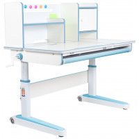 Детская парта Anatomica Premium Granda Plus белый/голубой