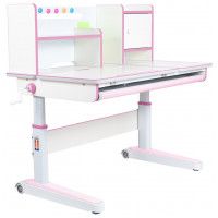 Детская парта Anatomica Premium Granda Plus белый/розовый