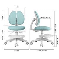 Кресло Anatomica Primera Duos голубой купить в Минске