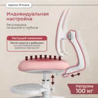 Кресло Anatomica Primera с подлокотниками серый купить в Минске